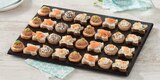 Plateau de 32 canapés de la mer en promo chez Super U Royan à 18,95 €