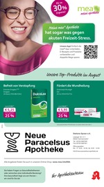 Aktueller mea - meine apotheke Apotheken Prospekt in Hartmannsdorf und Umgebung, "Unsere August-Angebote" mit 4 Seiten, 01.08.2025 - 31.08.2025