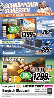 Fernseher im aktuellen expert Prospekt (Bergisch Gladbach) Fernseher im expert Prospekt "Top Angebote" mit 8 Seiten (Bergisch Gladbach)