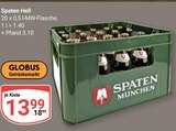 Hell im Angebot bei GLOBUS in Neunkirchen Hell Angebote von Spaten bei GLOBUS Neunkirchen für 13,99 €