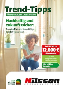 Nilsson Baufachzentrum Prospekt Trend-Tipps für die energetische Sanierung mit 10 Seiten