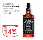 GLOBUS - Tennessee Whiskey Angebot im Prospekt Tennessee Whiskey bei GLOBUS im Prospekt "" für 14,99 €