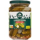 Cornichons Extra-fins. - CARREFOUR CLASSIC' en promo chez Carrefour Cornichons Extra-fins. - CARREFOUR CLASSIC' dans le catalogue Carrefour