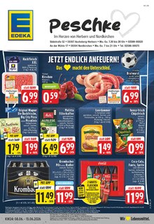 EDEKA Prospekt der Woche "Aktuelle Angebote" Seite 1, 08.06.2026 bis 13.06.2026 für Ascheberg Aktueller EDEKA Prospekt "Aktuelle Angebote" Seite 1 von 26 Seiten für Ascheberg