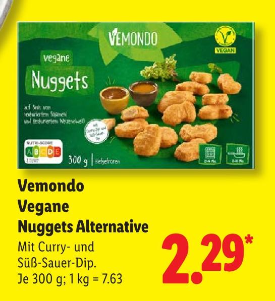 Vegane Nuggets Alternative