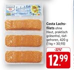 Lachsfilets im Angebot bei E center in Singen Lachsfilets Angebote von Costa bei E center Singen für 12,99 €