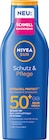 Sun Schutz & Pflege Milch LSF 50+ von Nivea für 9,99 € bei Rossmann im Angebot Sun Schutz & Pflege Milch LSF 50+ von Nivea im aktuellen Rossmann Prospekt