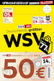 XXXLutz Möbelhäuser Prospekt für Osten: "Deutschlands größter WSV", 8 Seiten, 27.12.2024 - 14.01.2025