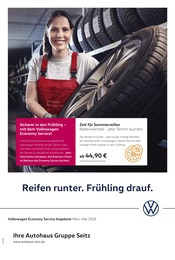 Aktueller Volkswagen Prospekt, "Der Frühling startet mit Power", mit Angeboten der Woche, gültig von 01.03.2026 bis 01.03.2026