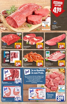 Rinderfilet im REWE Prospekt "Dein Markt" mit 32 Seiten (Lübeck)