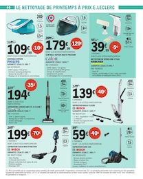 Prix et réduction Nettoyeur Haute-Pression dans le prospectus E.Leclerc en cours Offre Nettoyeur Haute-Pression dans le catalogue E.Leclerc du moment à la page 40