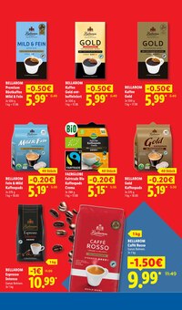 Kaffee im Lidl Prospekt "Der Preisführer macht Deutschland dauerhaft günstiger!" mit 38 Seiten (Trier)