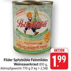 Feinmildes Weinsauerkraut Angebote von Spitzbüble bei E center Schwäbisch Gmünd für 1,99 €