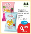 Kindersnack von Fruchtbar im aktuellen budni Prospekt