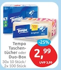 Taschentücher von Tempo für 2,99 € bei budni im Angebot Taschentücher von Tempo im aktuellen budni Prospekt