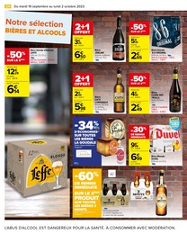 Offre Bière blonde dans le catalogue Carrefour du moment à la page 26