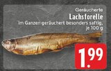 Geräucherte Lachsforelle im Angebot bei E center in Bocholt Geräucherte Lachsforelle Angebote bei E center Bocholt für 1,99 €