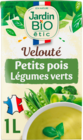 VELOUTÉ DE PETITS POIS ET LÉGUMES VERTS JARDIN BIO ÉTIC - JARDIN BIO dans le catalogue Auchan Hypermarché