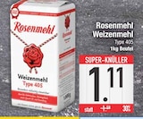 Weizenmehl im EDEKA Prospekt Weizenmehl von Rosenmehl im aktuellen EDEKA Prospekt für 1,11 €