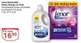 Waschmittel Pulver im Angebot bei GLOBUS in Homburg Waschmittel Pulver Angebote von Lenor bei GLOBUS Homburg für 16,99 €