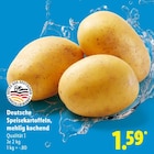Aktuelles Deutsche Speisekartoffeln, mehlig kochend Angebot bei Lidl in Münster ab 1,59 €