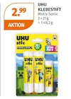 Klebestift Motiv Sonic von UHU für 2,99 € bei Müller im Angebot Klebestift Motiv Sonic von UHU im aktuellen Müller Prospekt