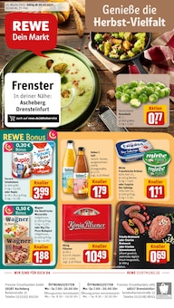 REWE Prospekt der Woche "Dein Markt" Seite 1, 20.10.2025 bis 25.10.2025 für Drensteinfurt Aktueller REWE Prospekt "Dein Markt" Seite 1 von 32 Seiten für Drensteinfurt