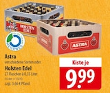 Astra oder Holsten Edel bei famila Nordost im Rendsburg Prospekt für 9,99 €