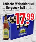 Weissbier Hell bei EDEKA im Mössingen Prospekt für 17,99 €