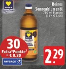 Reines Sonnenblumenöl Angebote von EDEKA Herzstücke bei EDEKA Düsseldorf für 2,29 €