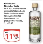 Finnischer Vodka von Koskenkorva für 11,99 € bei GLOBUS im Angebot Finnischer Vodka von Koskenkorva im aktuellen GLOBUS Prospekt
