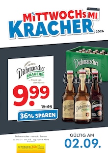 Bier im Getränkeland Prospekt "Die Getränkekönner" mit 1 Seiten (Rostock)