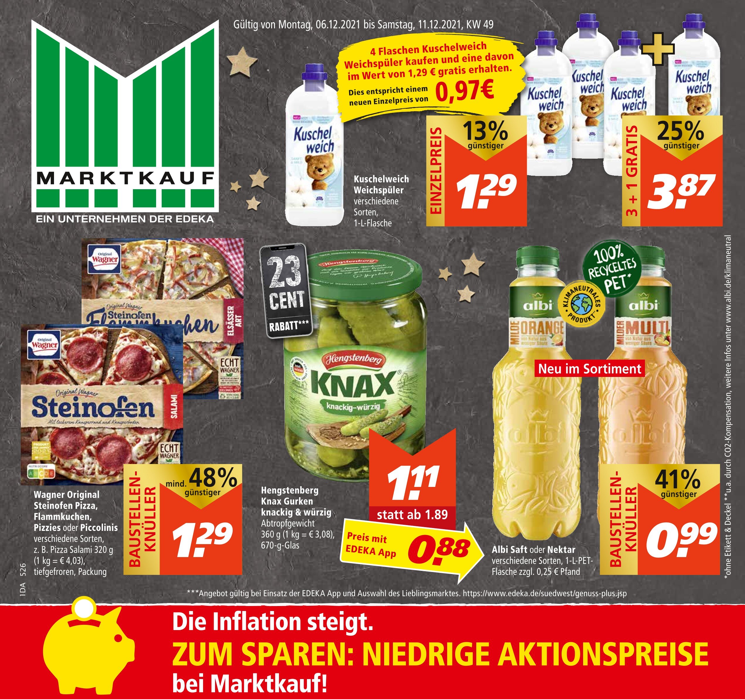 Marktkauf Prospekt für Dreieich mit 12 Seiten Marktkauf Prospekt für Dreieich: "Aktuelle Angebote", 12 Seiten, 06.12.2021 - 11.12.2021