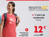 T-shirt de randonnée - REGATTA GREAT OUTDOORS - Sport 2000 T-shirt de randonnée - REGATTA GREAT OUTDOORS à 12,00 € dans le catalogue Sport 2000