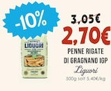 Penne rigate di gragnano IGP - LIGUORI en promo chez Naturalia Penne rigate di gragnano IGP - LIGUORI dans le catalogue Naturalia