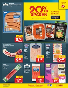 Wurst im aktuellen Netto Marken-Discount Prospekt (Halle (Saale)) Wurst im Netto Marken-Discount Prospekt "Aktuelle Angebote" mit 71 Seiten (Halle (Saale))