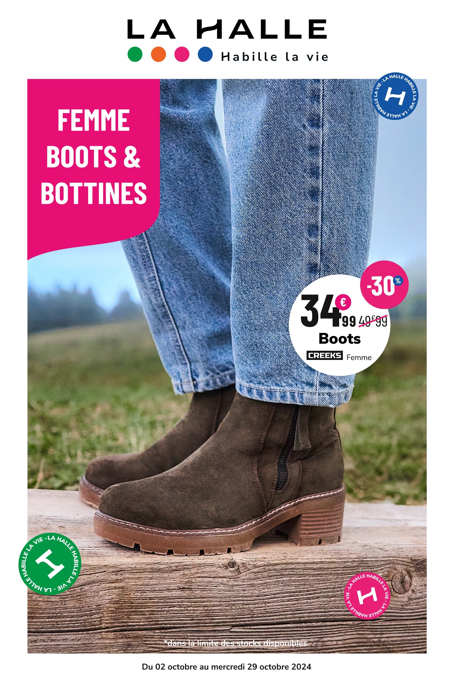 Bottines fashion creeks femme