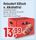 o. Alkoholfrei Angebote von Reissdorf Kölsch bei Trinkgut Ahaus für 13,99 €