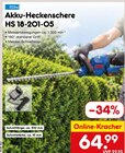 Akku-Heckenschere HS 18-201-05 im Netto Marken-Discount Prospekt Akku-Heckenschere HS 18-201-05 von im aktuellen Netto Marken-Discount Prospekt fĂŒr 64,99 âŹ