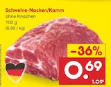 Schweine-Nacken/Kamm bei Netto Marken-Discount im Prospekt "" für 0,69 €