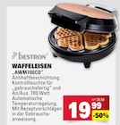 Waffeleisen AWM700CO Angebote von Bestron bei Marktkauf Ravensburg für 19,99 €