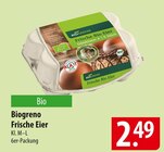 Frische Eier Angebote von Biogreno bei famila Nordost Celle für 2,49 €