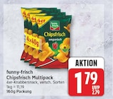 Chipsfrisch Multipack von funny-frisch für 1,79 € bei EDEKA im Angebot Chipsfrisch Multipack von funny-frisch im aktuellen EDEKA Prospekt