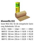 Aktuelles Klemmfilz 032 Angebot bei Holz Possling in Berlin ab 92,38 €