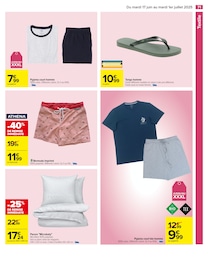 Offre Tongs Homme dans le catalogue Carrefour du moment à la page 73