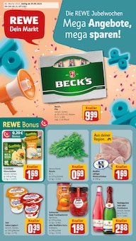Aktueller REWE Prospekt "Dein Markt" Seite 1 von 32 Seiten für Giengen