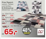Frise-Teppich bei Opti-Megastore im Prospekt "" für 65,00 €