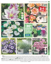 Prix et réduction Jardinage dans le prospectus Carrefour en cours Offre Jardinage dans le catalogue Carrefour du moment à la page 11