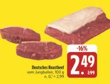 Deutsches Roastbeef im Angebot bei EDEKA in Schwabach Deutsches Roastbeef Angebote bei EDEKA Schwabach für 2,49 €