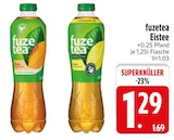 Eistee Pfirsich von fuzetea im aktuellen EDEKA Prospekt für 1,29 €